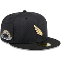 Casquette ajustée 59FIFTY LAFC Throwback Mesh New Era noire pour hommes