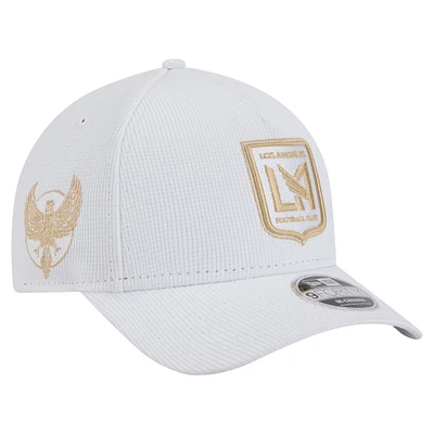 Men's New Era White LAFC 2025 Jersey Hook 9FORTY M-Crown Adjustable Hat