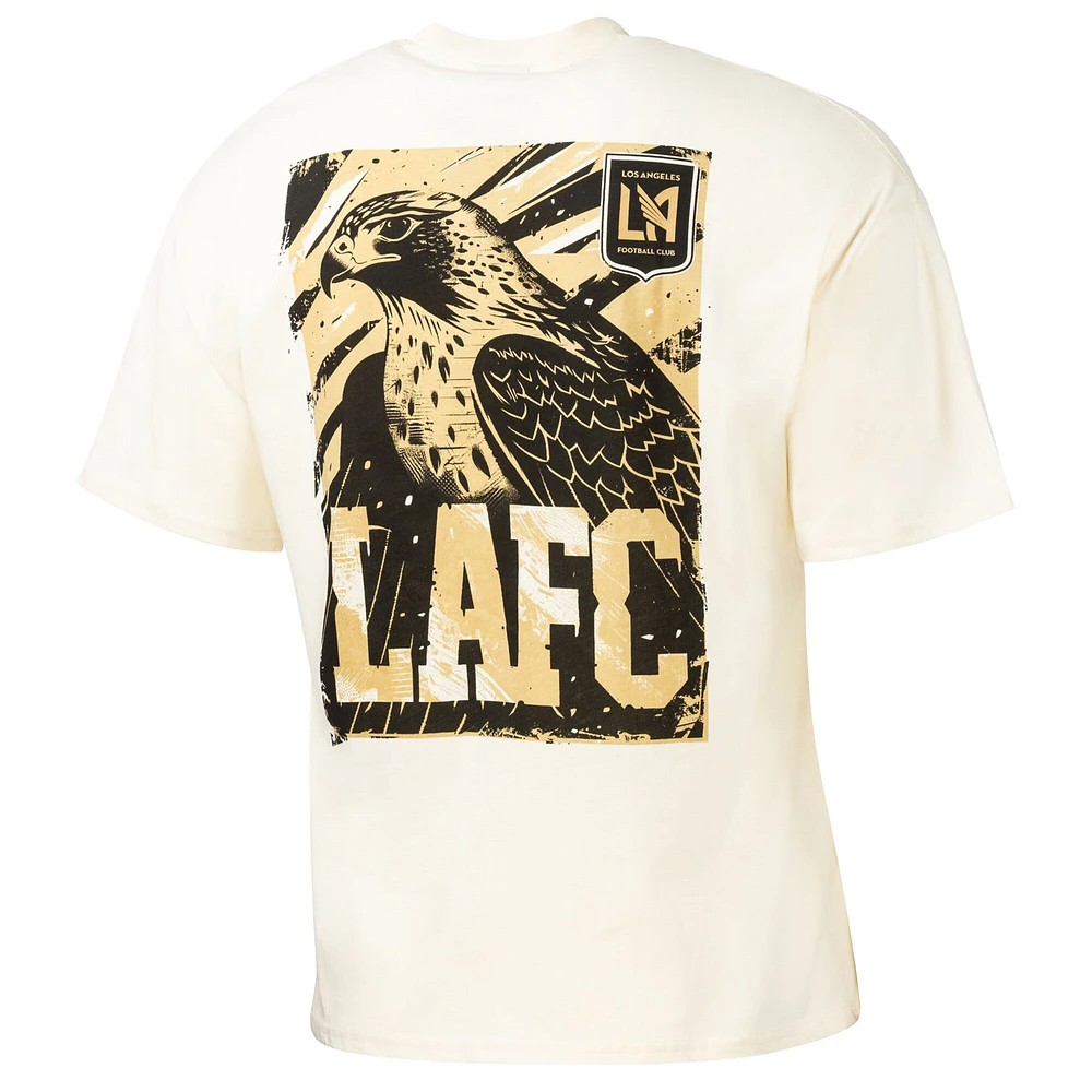 T-shirt oversize Sport Design Suède crème LAFC City Soul pour homme