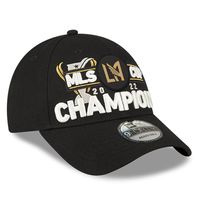 New Era Black LAFC 2022 MLS Cup Champions Locker Room 9FORTY Adjustable Hat