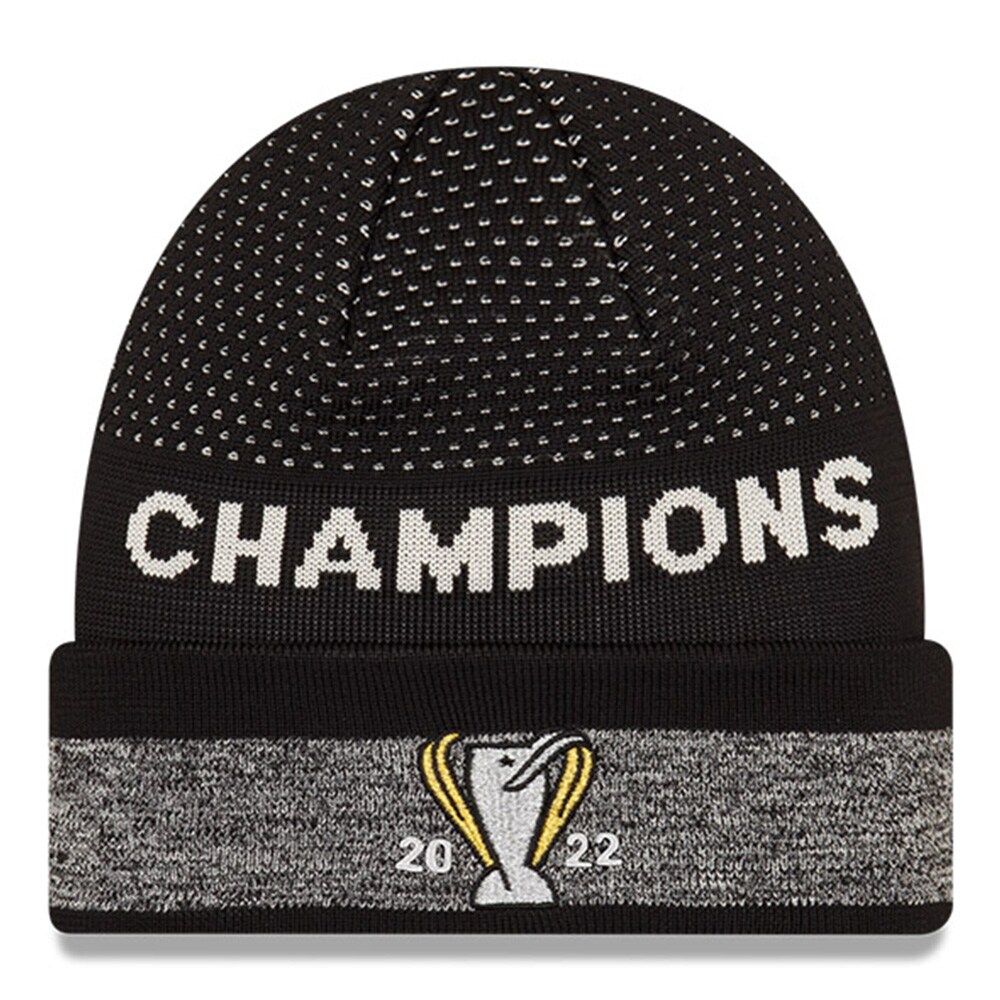 New Era Black LAFC 2022 MLS Cup Champions Locker Room Knit Hat