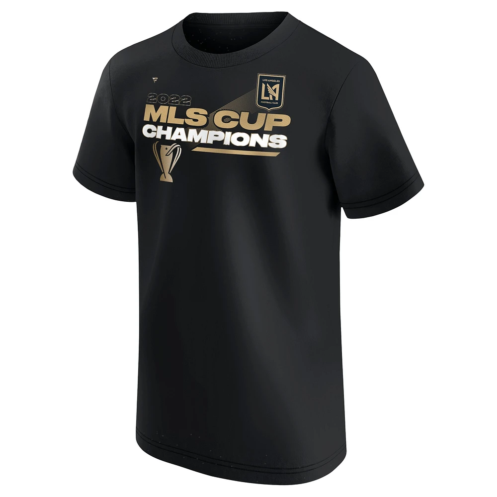 Preschool Fanatics Black LAFC 2022 MLS Cup Champions Locker Room T-Shirt