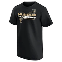 T-shirt noir des vestiaires champions de la Coupe MLS LAFC 2022 Fanatics préscolaires