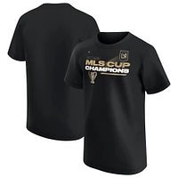 T-shirt noir des vestiaires champions de la Coupe MLS LAFC 2022 Fanatics préscolaires