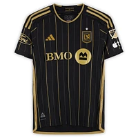 Sergi Palencia LAFC Autographed Match-Used #14 adidas Jersey from the 2024 MLS Season