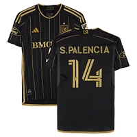 Sergi Palencia LAFC Autographed Match-Used #14 adidas Jersey from the 2024 MLS Season