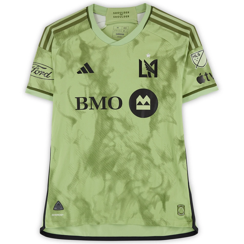 Timothy Tillman LAFC Autographed Match-Used #11 Green adidas Jersey from the 2024 MLS Season - Size L