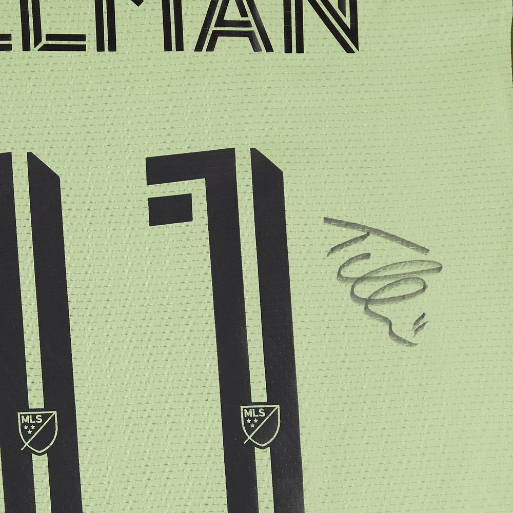 Timothy Tillman LAFC Autographed Match-Used #11 Green adidas Jersey from the 2024 MLS Season - Size L