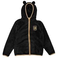 Toddler Sport Design Sweden  Black LAFC Tie-Breaker Teddy Full-Zip Hoodie