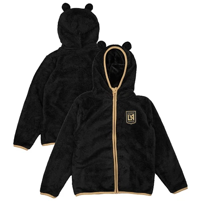 Toddler Sport Design Sweden  Black LAFC Tie-Breaker Teddy Full-Zip Hoodie