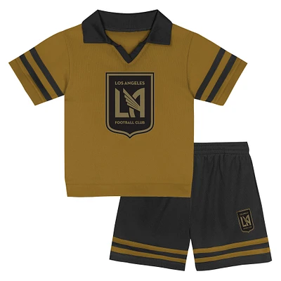 Ensemble haut et short Charming Dude pour tout-petits Gold LAFC