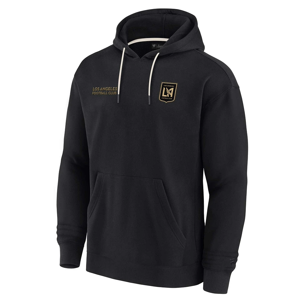 Unisex Fanatics Black LAFC Elements Super Soft Fleece Pullover Hoodie