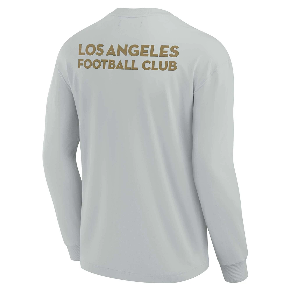 Unisex Fanatics Gray LAFC Elements Super Soft Long Sleeve T-Shirt