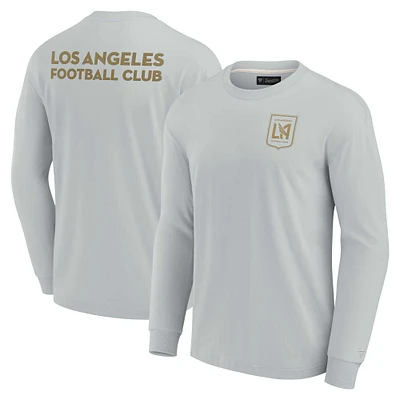 Unisex Fanatics Gray LAFC Elements Super Soft Long Sleeve T-Shirt