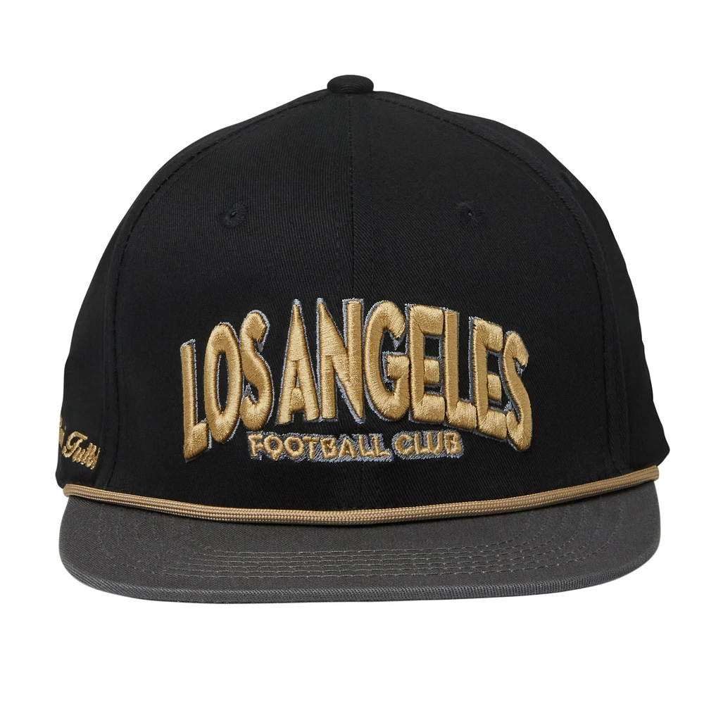 Unisex Live Breathe Futbol Black LAFC Snapback Hat