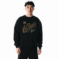Sweat-shirt en polaire chenille noir LAFC The Wild Collective pour femme
