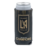 WinCraft LAFC Champions de la Coupe MLS 2022 12 oz. Refroidisseur de canette mince