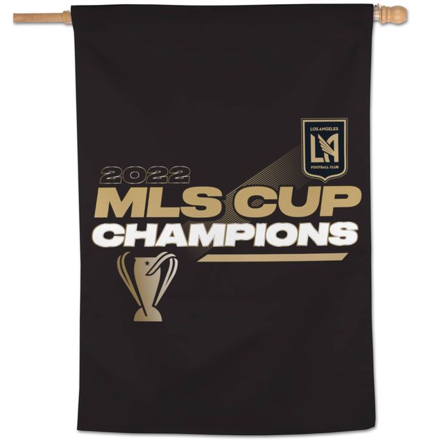 WinCraft LAFC 2022 MLS Cup Champions 28'' x 40'' Bannière verticale unilatérale