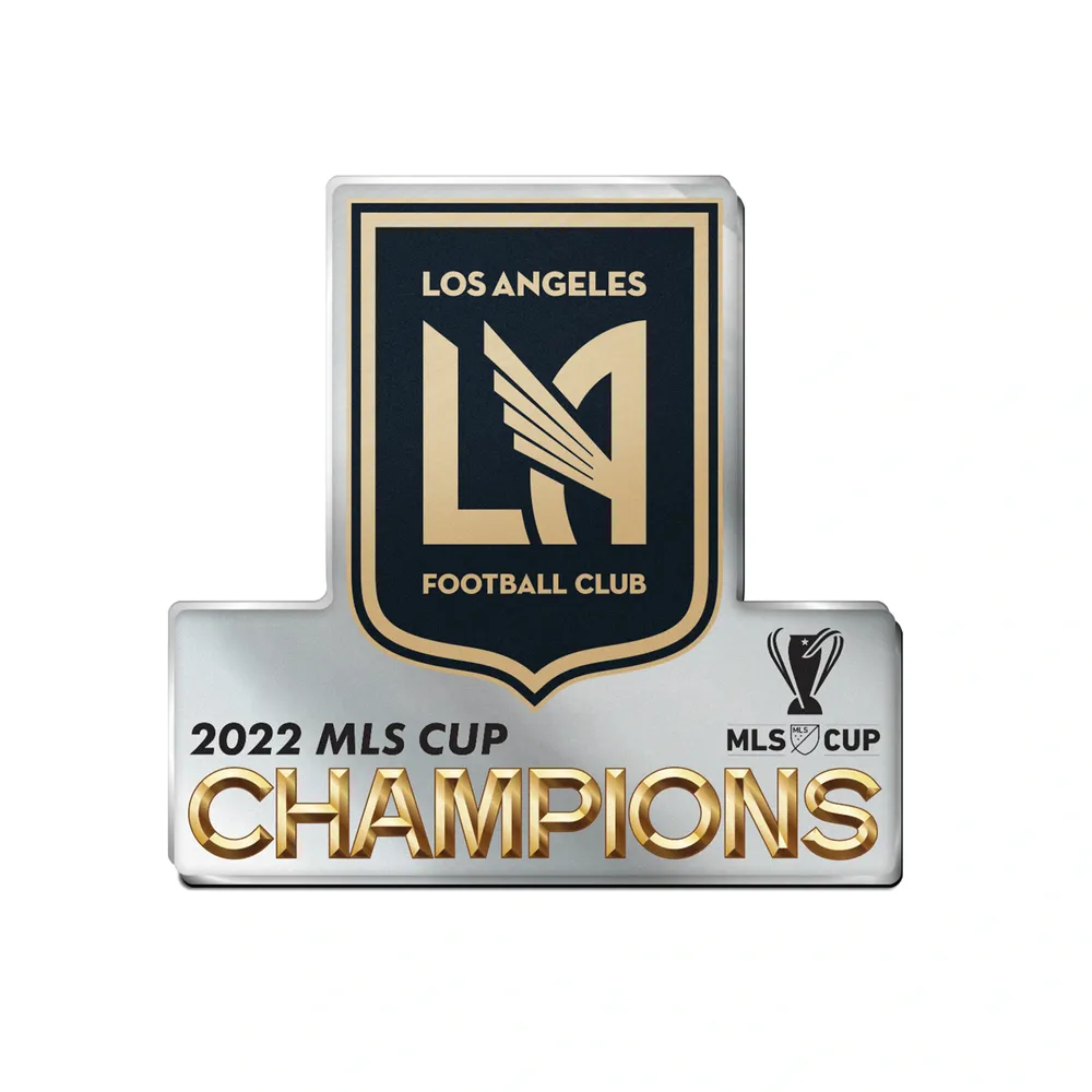 WinCraft LAFC 2022 MLS Cup Champions Acrylic Metallic Auto Emblem