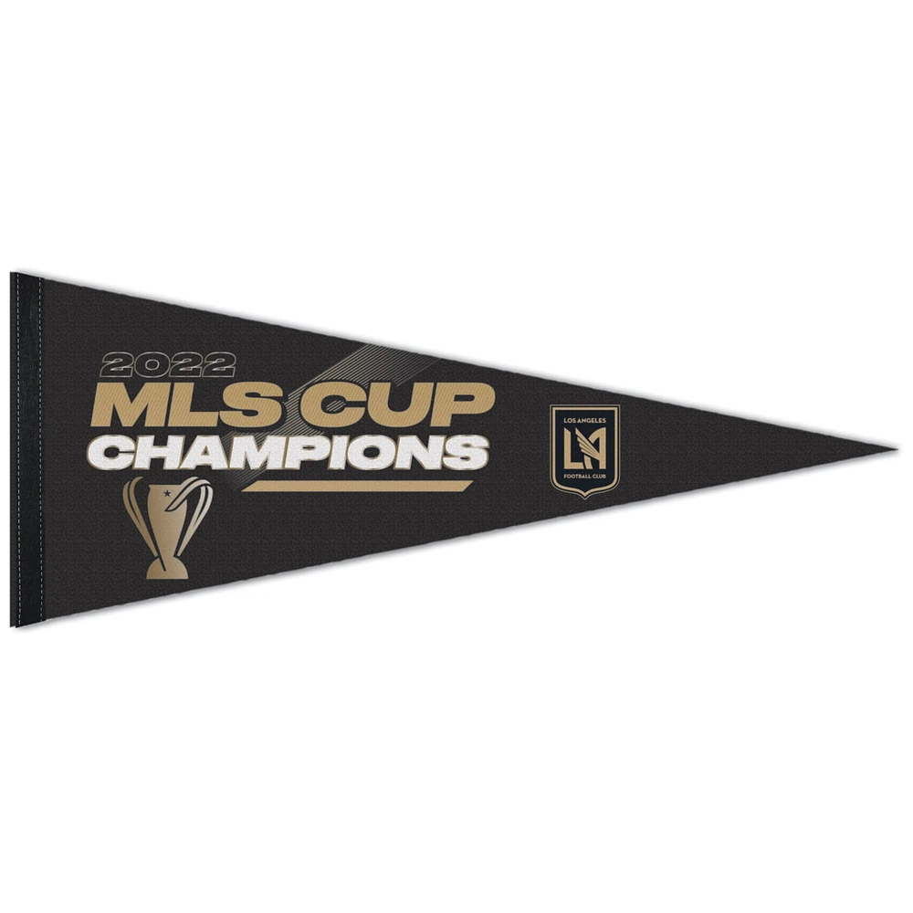 WinCraft LAFC 2022 MLS Cup Champions Locker Room 12'' x 30'' Premium Pennant