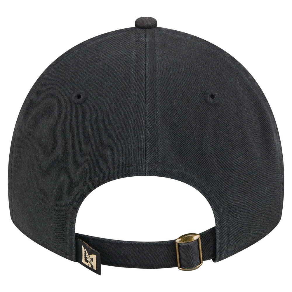 Women's New Era  Black LAFC Script 9TWENTY Adjustable Hat