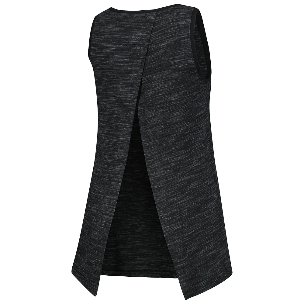 Débardeur noir LAFC Athletic Cross Back pour femme 5th & Ocean by New Era