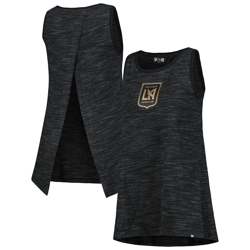 Débardeur noir LAFC Athletic Cross Back pour femme 5th & Ocean by New Era