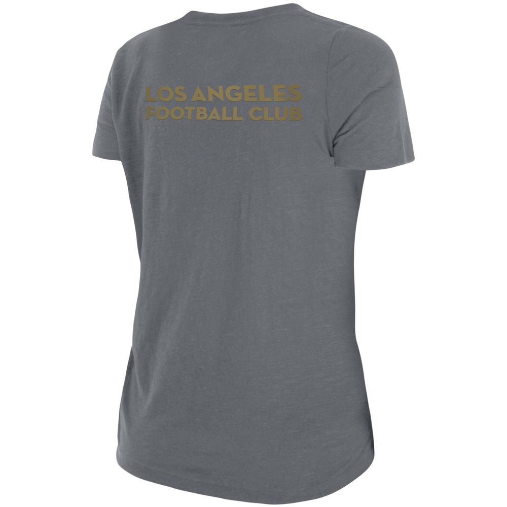 Women's 5th & Ocean by New Era Gray LAFC Front Twist T-Shirt