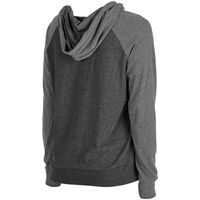 Women's 5th & Ocean by New Era Heathered Black/Heathered Gray LAFC Jersey Raglan Pullover Hoodie