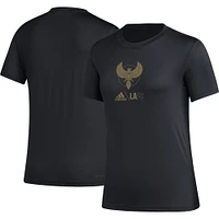 T-shirt adidas LAFC AEROREADY Club Icon noir pour femme