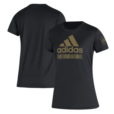 LAFC adidas Women's Creator Vintage AEROREADY T-Shirt - Black