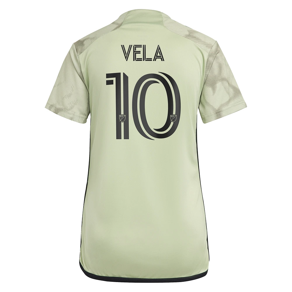 Maillot Femme Adidas Carlos Vela Vert LAFC 2023 Smokescreen Replica Player