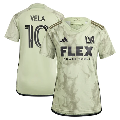 Maillot Femme Adidas Carlos Vela Vert LAFC 2023 Smokescreen Replica Player