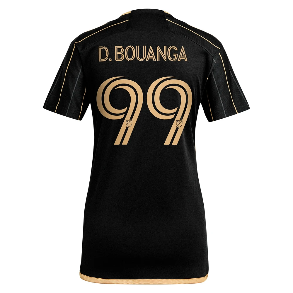 Maillot de joueur réplique principal LAFC 2024 adidas Denis Bouanga noir pour femme