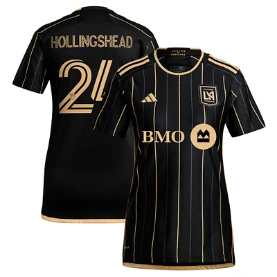 Women's adidas Ryan Hollingshead Black LAFC 2024 Primary Replica Player Jersey