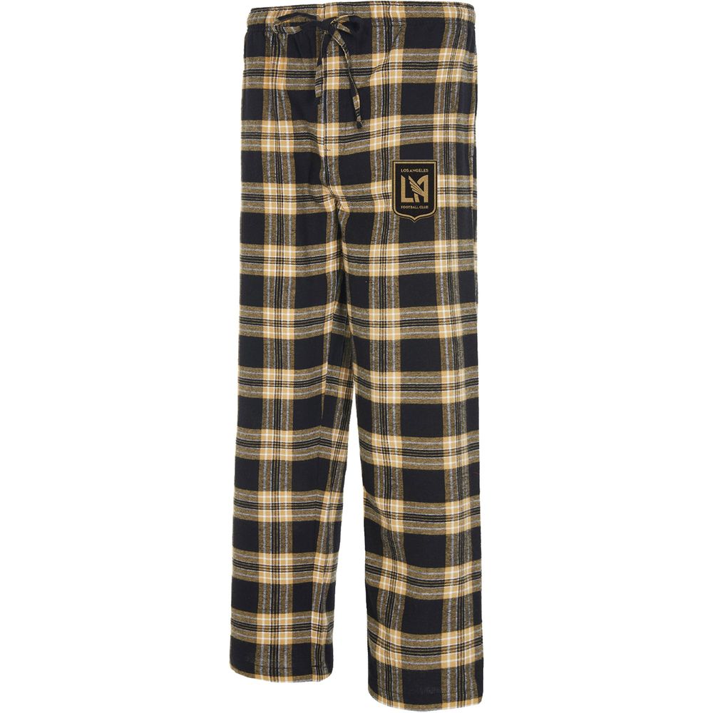 Women's Concepts Sport Black LAFC Mainstay Flannel Sleep Pants