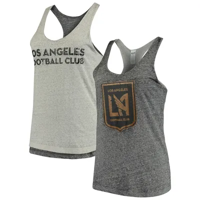 LAFC Concepts Sport Women's Squad Reversible Tank Top - Charcoal/Gray