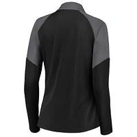 Pull à glissière quart de tour interlock noir LAFC Fanatics pour femme