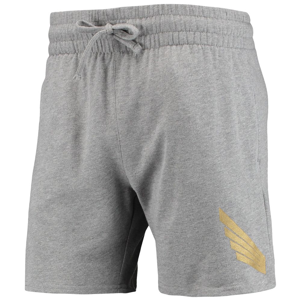 Women's Mitchell & Ness Heathered Gray LAFC Logo Shorts