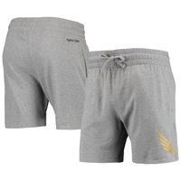 Women's Mitchell & Ness Heathered Gray LAFC Logo Shorts