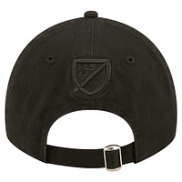 Casquette ajustable LAFC Icon 9TWENTY noire New Era pour femme