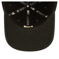 Casquette ajustable LAFC Icon 9TWENTY noire New Era pour femme