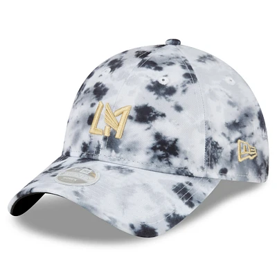 Casquette ajustable LAFC Tie-Dye 9TWENTY noire New Era pour femme