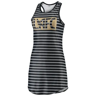 LAFC ZooZatz Women's Striped Tank Dress - Black