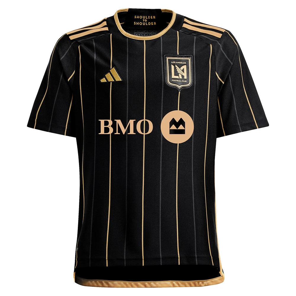 Maillot adidas noir LAFC 2024 réplique primaire pour enfant