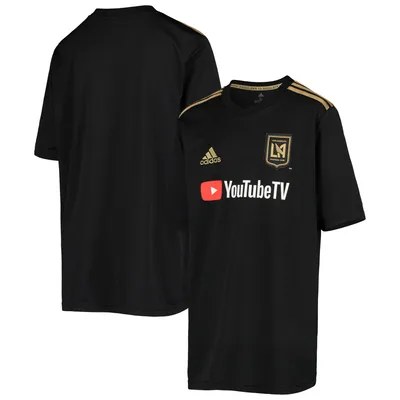 Youth adidas Green LAFC 2023 Smokescreen Replica Custom Jersey