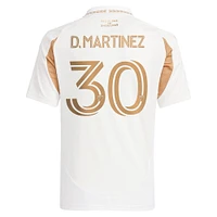 Youth adidas David Martinez White LAFC 2025 Secondary Replica Player Jersey
