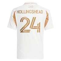 Maillot de joueur secondaire réplique blanc adidas Ryan Hollingshead LAFC 2025 pour jeunes