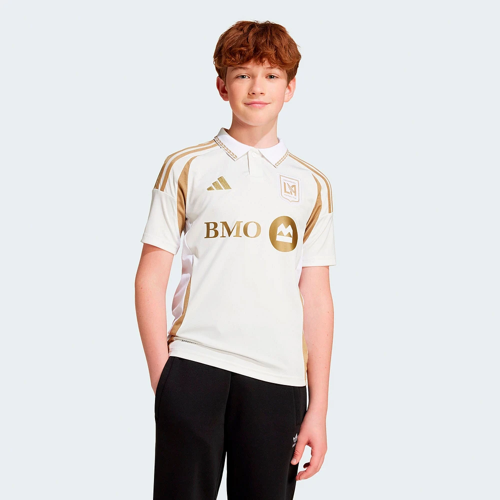 Youth adidas  White LAFC 2025 Secondary Replica Jersey