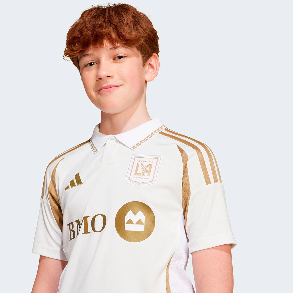 Youth adidas  White LAFC 2025 Secondary Replica Jersey